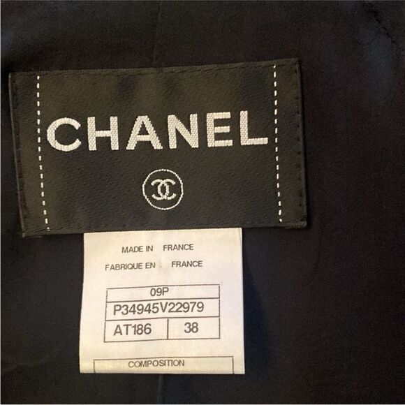 Chanel Elegant tweed Black Women's Jacket, M - Picture 9 of 11